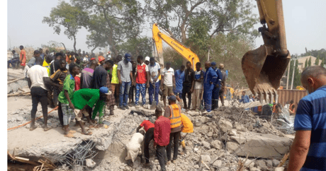 Two Dead, Over 50 Trapped As Commercial Complex Collapse In