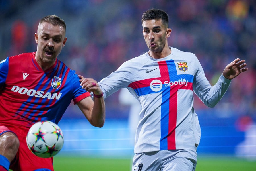 UCL: Torres' Brace Sends Barca Past Viktoria Plzen, Drop To 