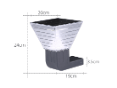 SOLAR BIG SQUARE WALL LIGHT