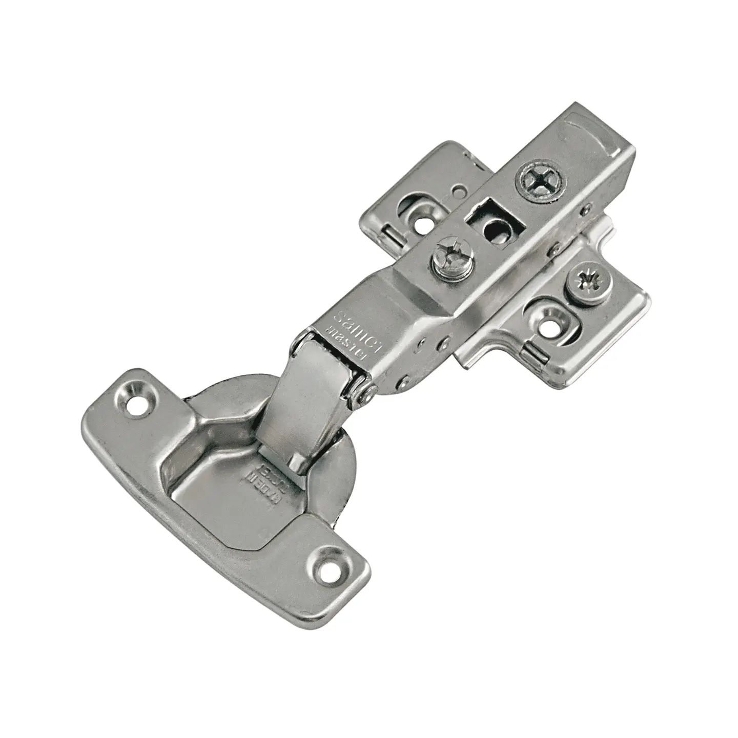SAMET MASTER - 110° 3D ADJUSTABLE SOFT CLOSE HINGE 9 CRANK HALF OVERLAY
