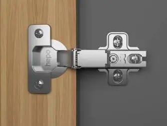 HEPO - SIDE ON HIINGE WITH INTERGRATED SOFT CLOSE 0 CRANK (FULL OVERLAY)