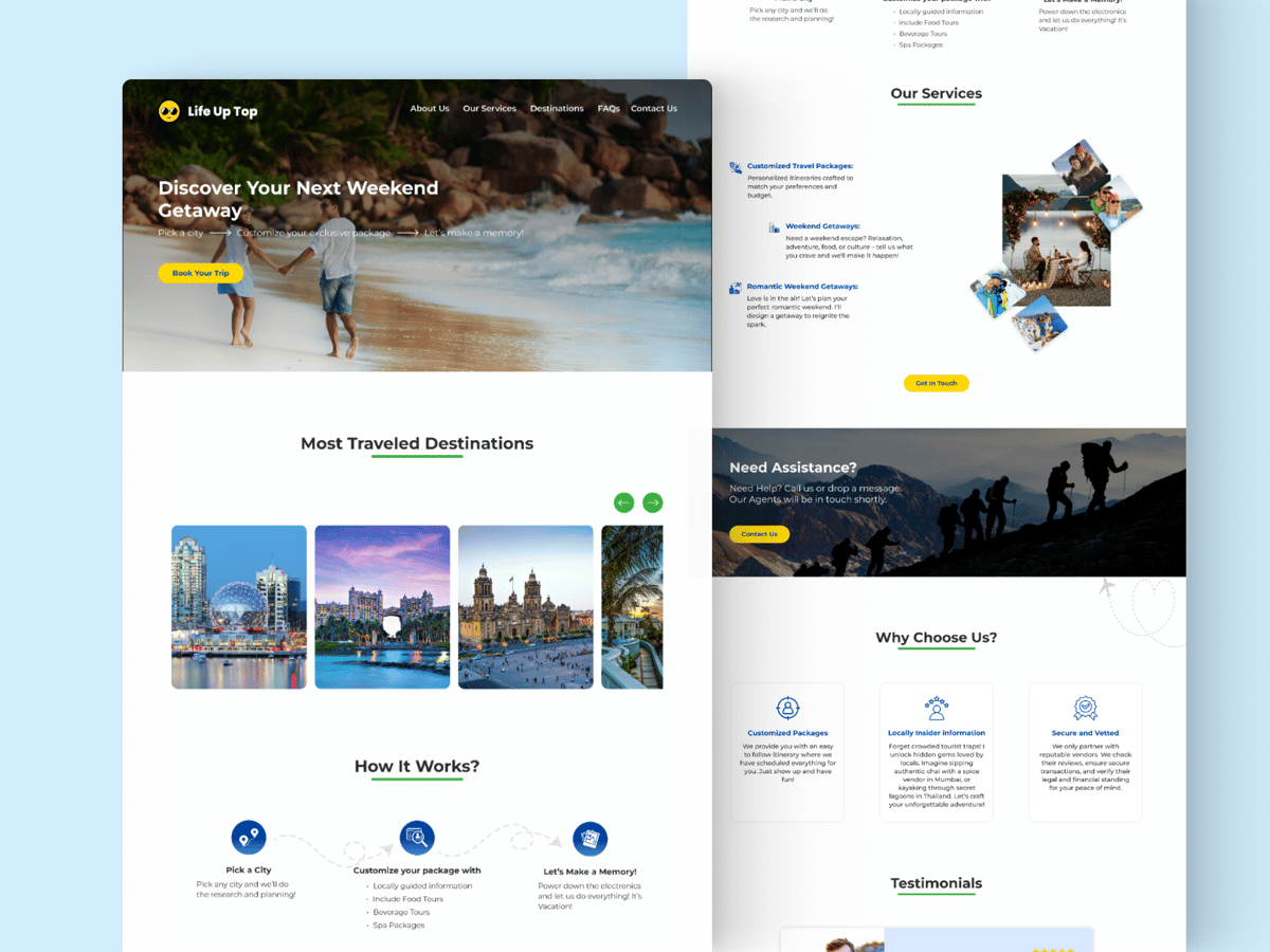 Personalized Tourism Packages: Easy Customization, Memorable Experiences