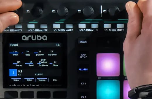 Aruba pad MIDI controller
