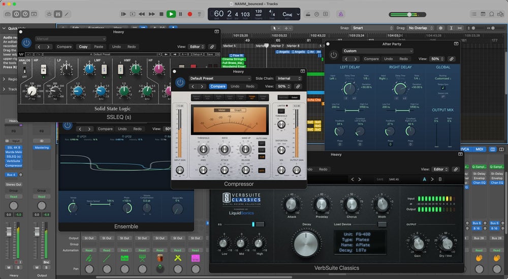 CS12 with Logic Pro plugins