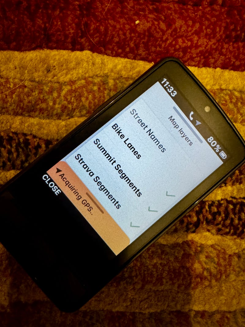 Bike Lane Layer wahoo