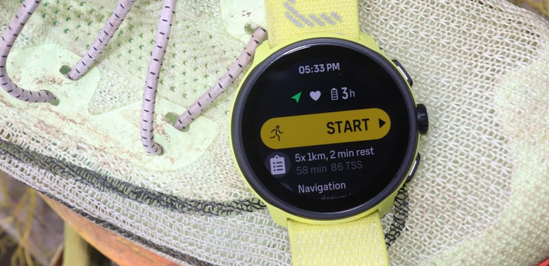 suunto run workout start