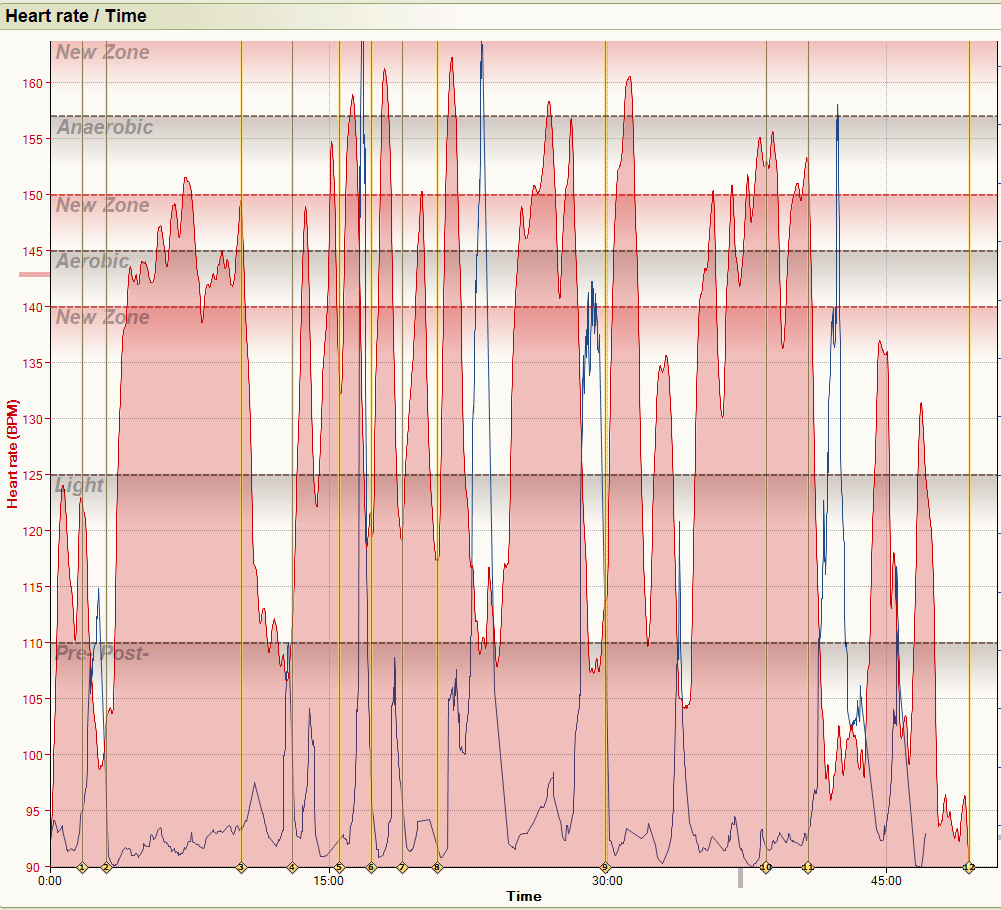 HR Swim Data Mio Link and Garmin 910XT the5krunner.com