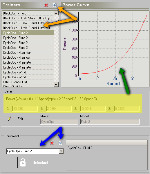 Trainer Power Track Settings - mechgt