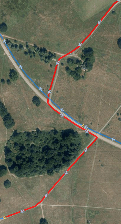 920XT - curve line tracking