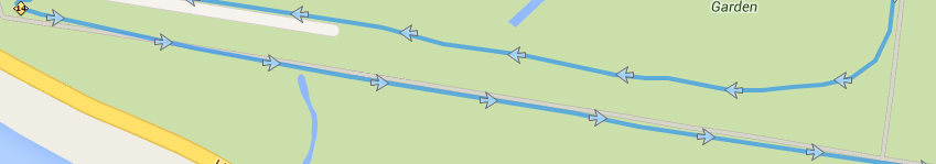 920XT - straight line tracking