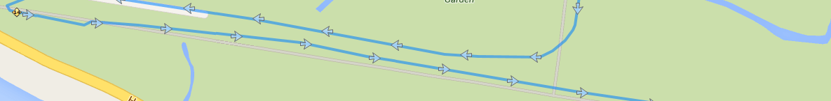 Runsesne - straight line tracking