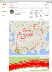 summer solstice silliness â Strava art by Stephen Lund Victoria BC garmin gps strava art cycling bicycle cyclist bike-writing summer solstice