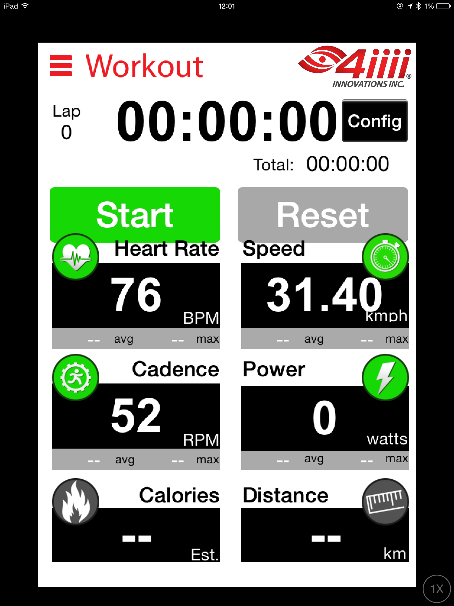 4iiii App Cadence