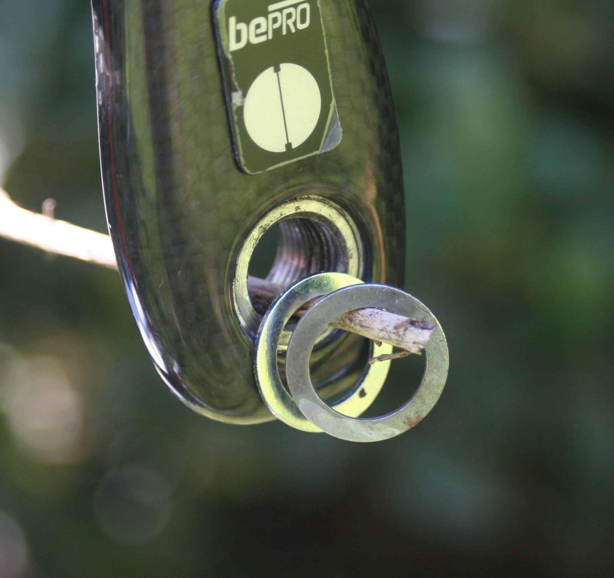 Favero bePRO Power Meter Pedals - washeres for recessed carbon cranks