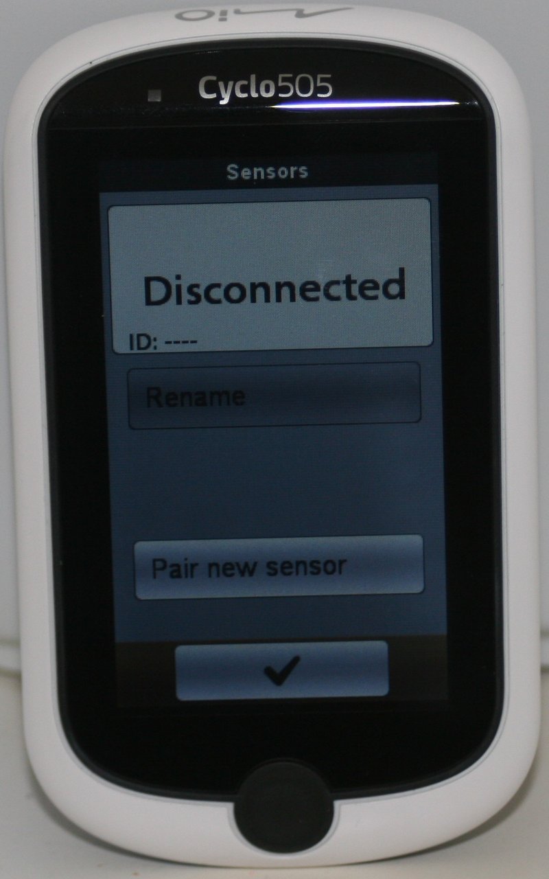 MIO Cycle 505HC - ANT+ Pairing