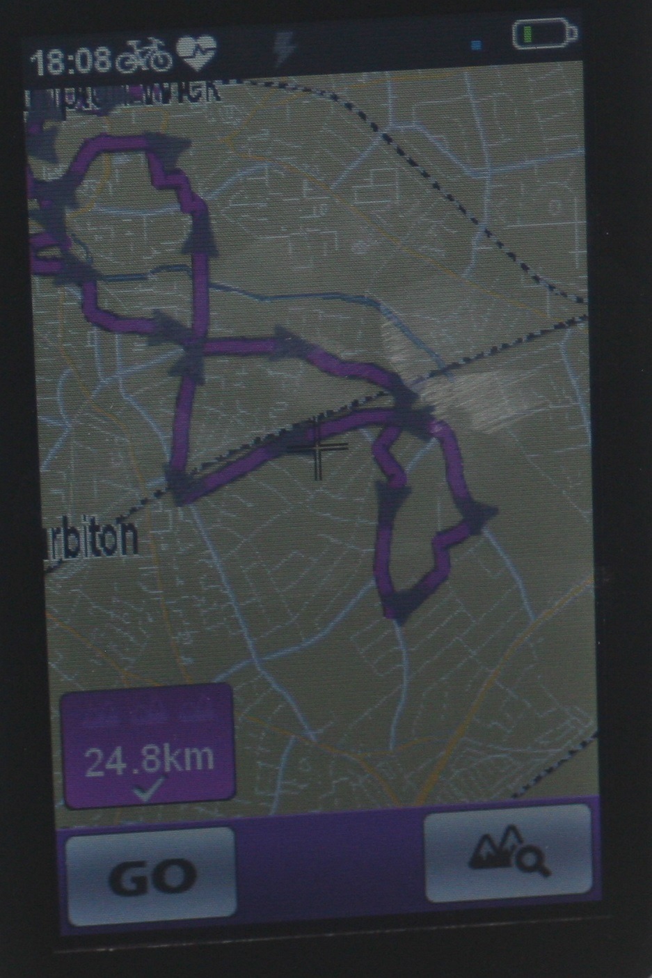 MIO Cyclo 505HC Workout based on Nav