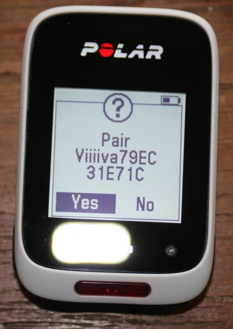 Polar M450 Pairs to ANT+ bePro power meter Via 4iiii Viiiiva V100