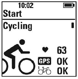 Polar M450 Profile-Bike-Status-Pre-Ride