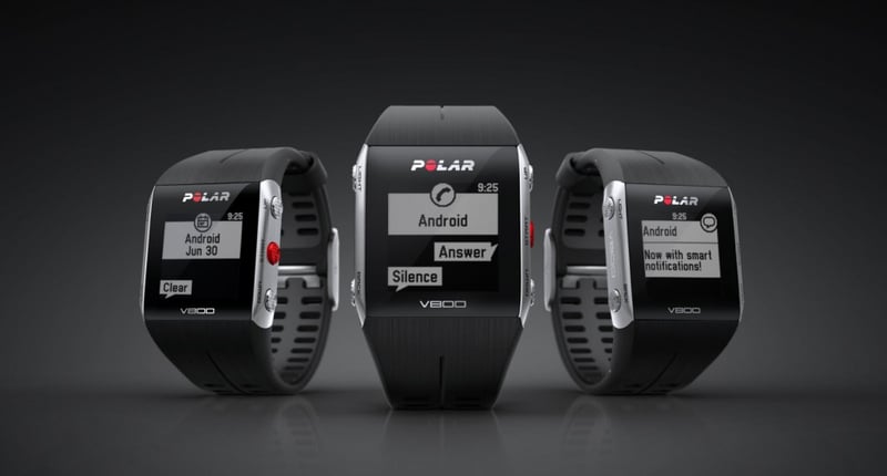 Polar v800 iOS and Android Smart Notifications