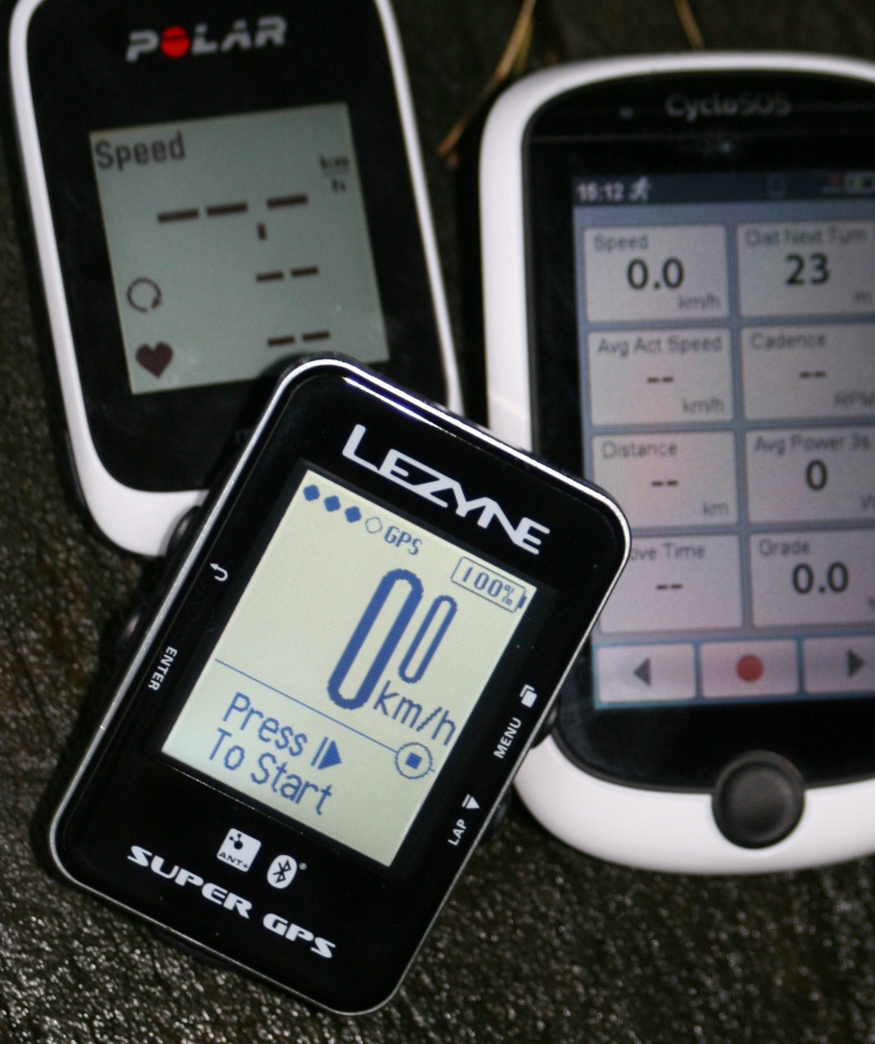 Lezyne Super GPS vs Polar vs MIO