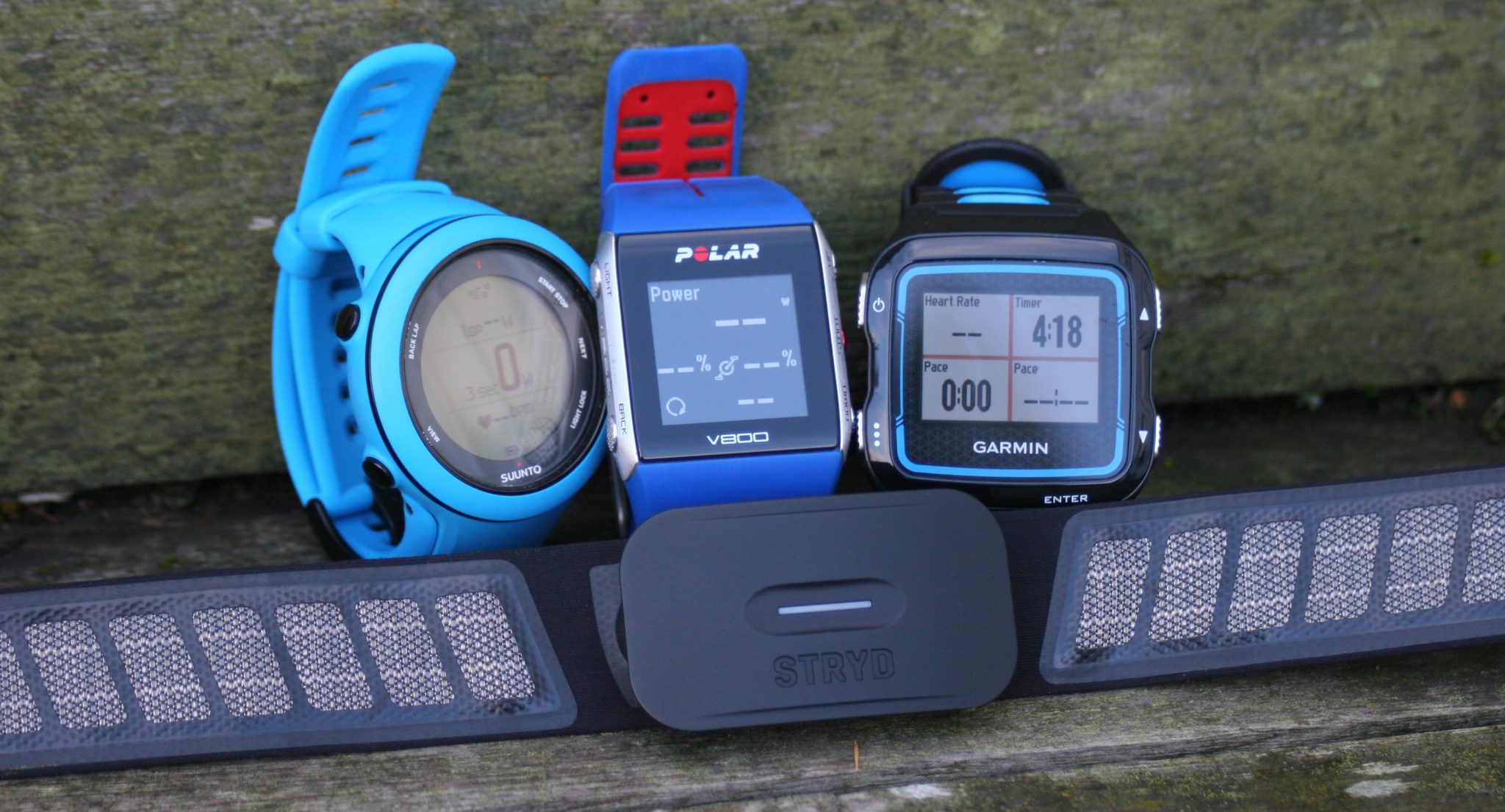 STRYD: Garmin 920XT, Suunto AMBIT 3 SPORT, Polar V800