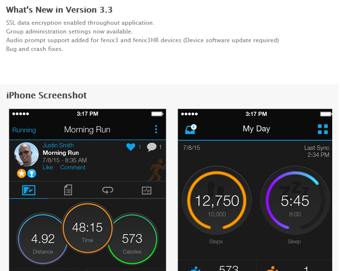 garmin connect