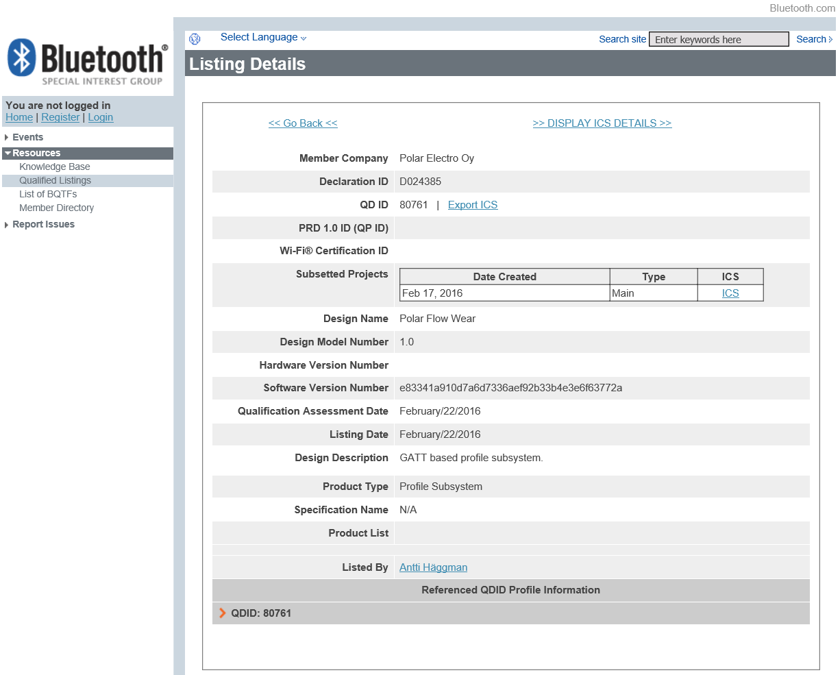 Source: @nikanorov, Bluetooth.org