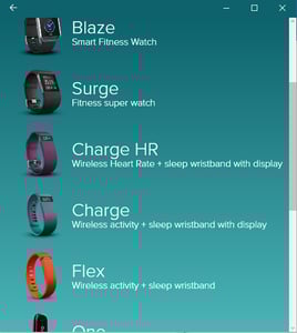 Fitbit Surge GPS HR app windows 10 setup