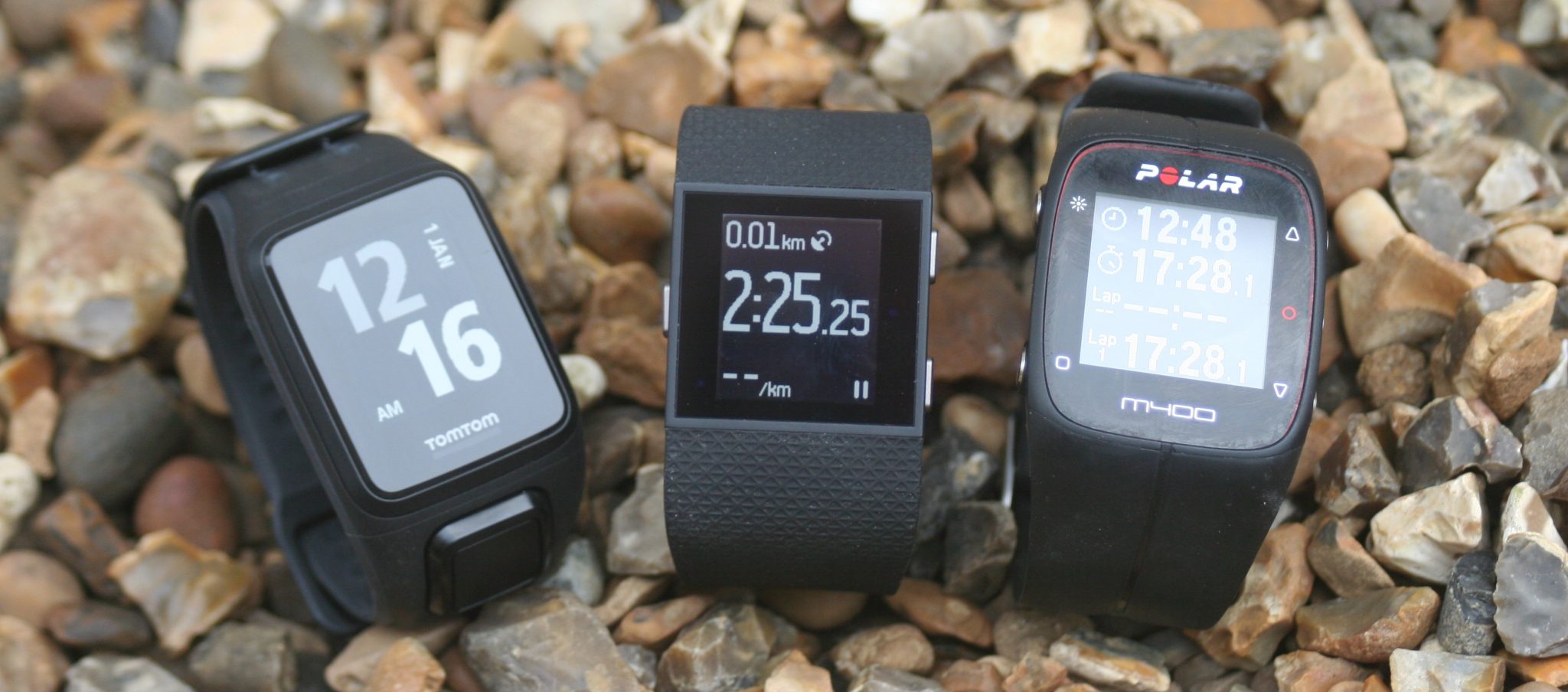 Fitbit Surge, Polar M400, TomTom Runner2 SPARK