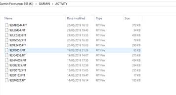 Recovering A Garmin Fit File - Applies To Fenix, Forerunner, Edge And Modern Garmin Devices