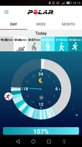 Polar Flow app with M600