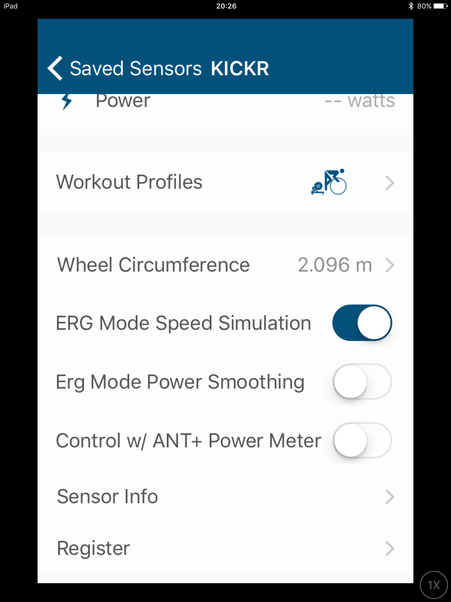 SETTINGS FOR the wahoo kickr kickr17 smart trainer review