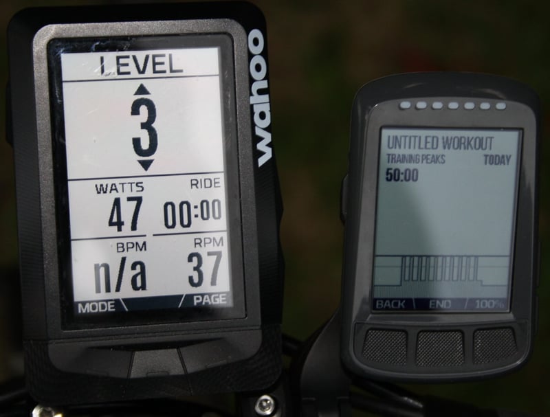 WAHOO ELEMNT / BOLT on the wahoo kickr kickr17 smart trainer review