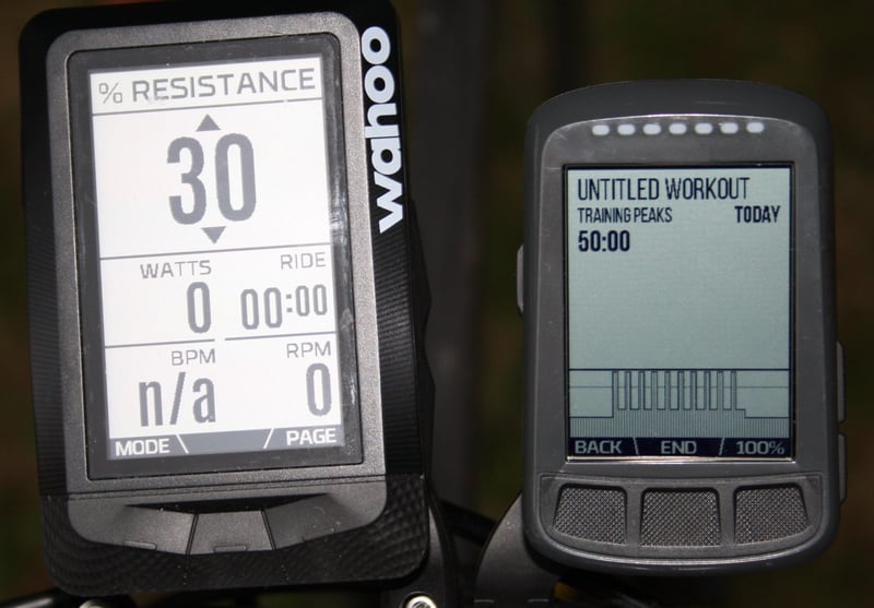 WAHOO ELEMNT / BOLT on the wahoo kickr kickr17 smart trainer review