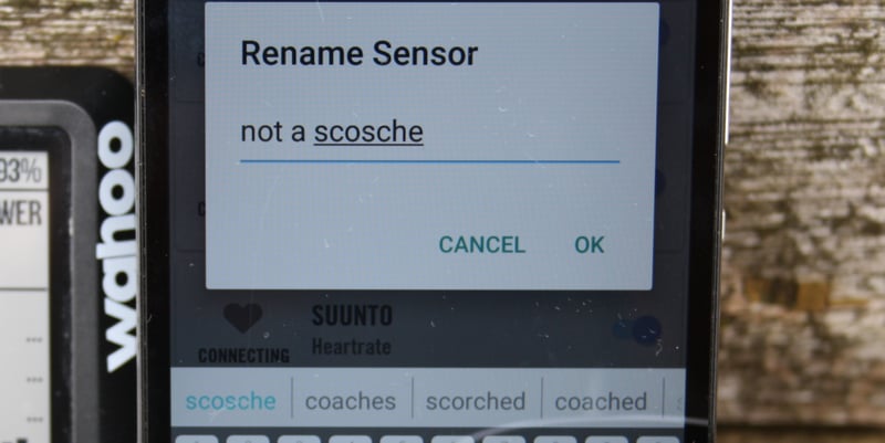 WAHOO Bolt Elemnt pairing