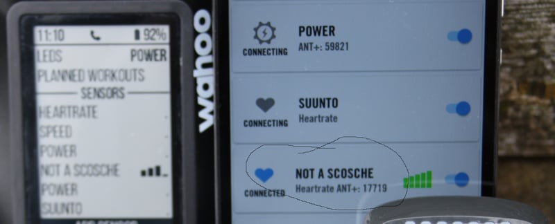 WAHOO Bolt Elemnt pairing