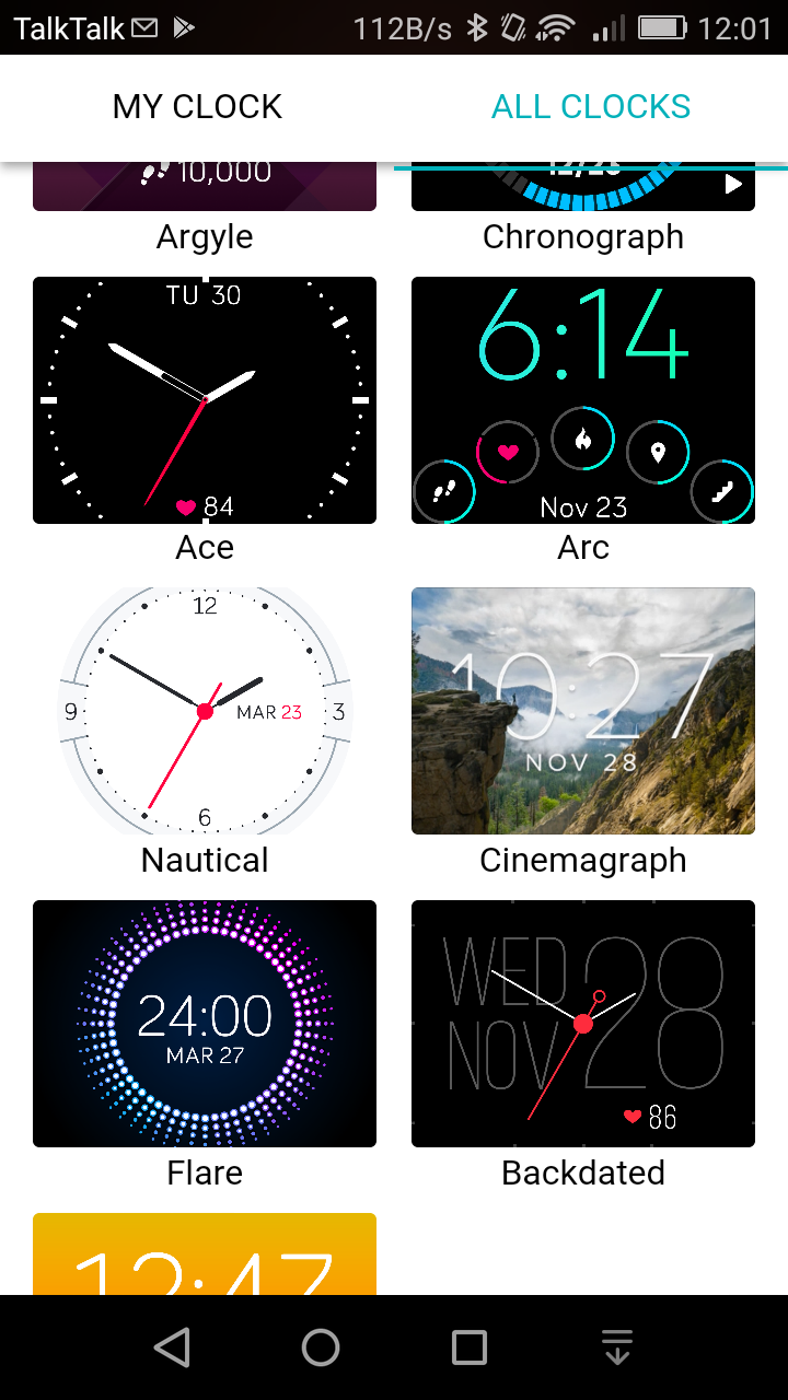 Fitbit ionic review watch faces