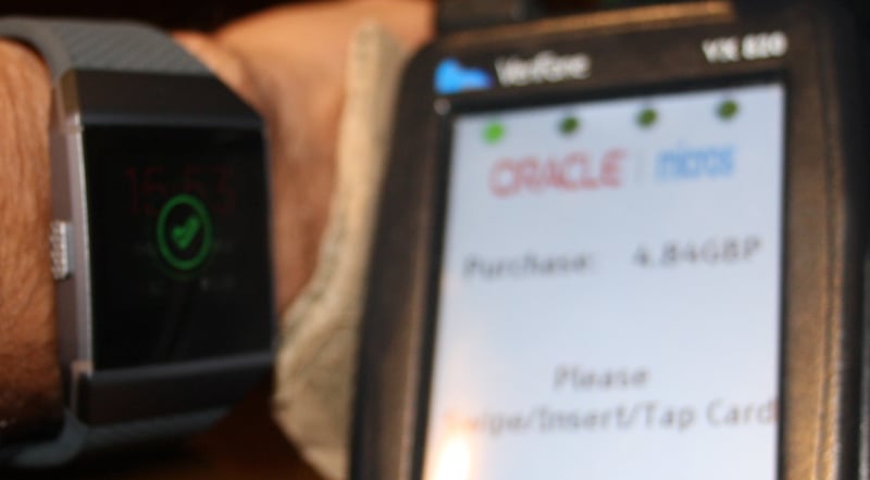Fitbit Ionic Starling Bank Contactless Payment