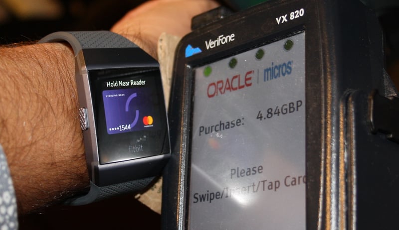 Fitbit Ionic Starling Bank Contactless Payment