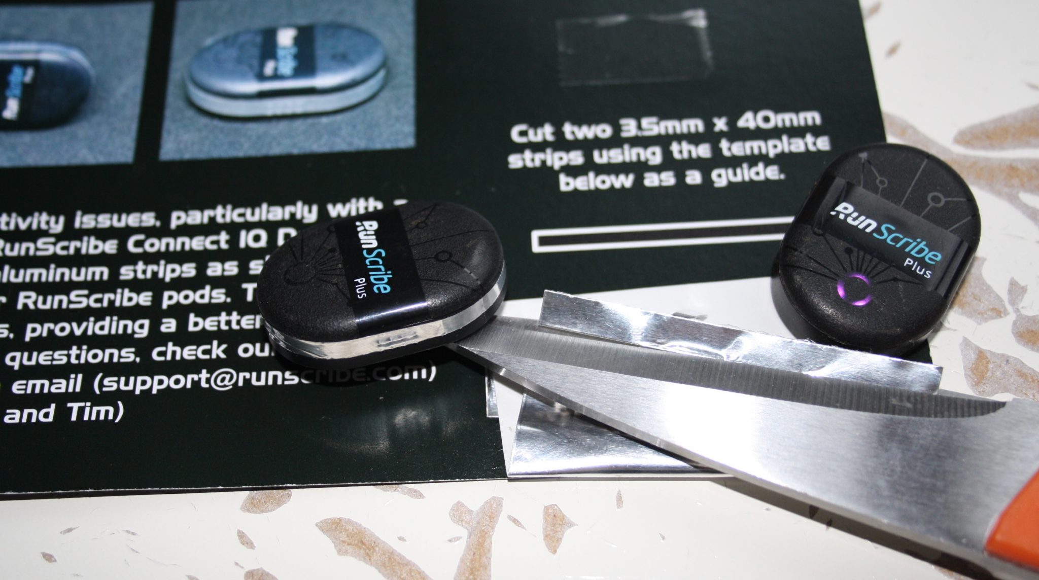 Runscribe aluminium strips