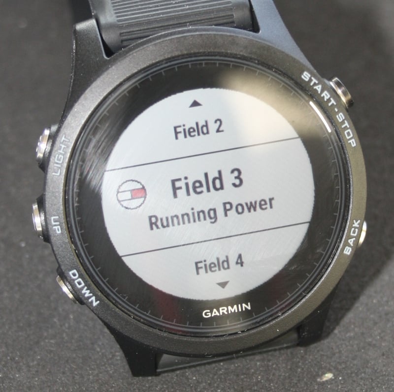 Running Power Garmin 935