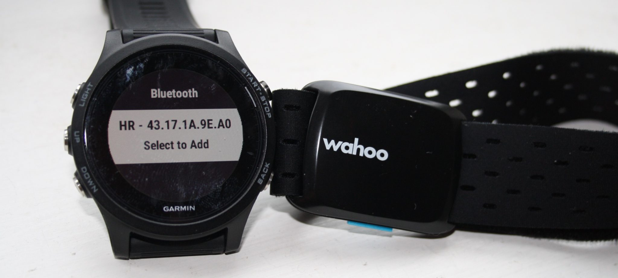 Garmin 935 Wahoo Tickr Fit