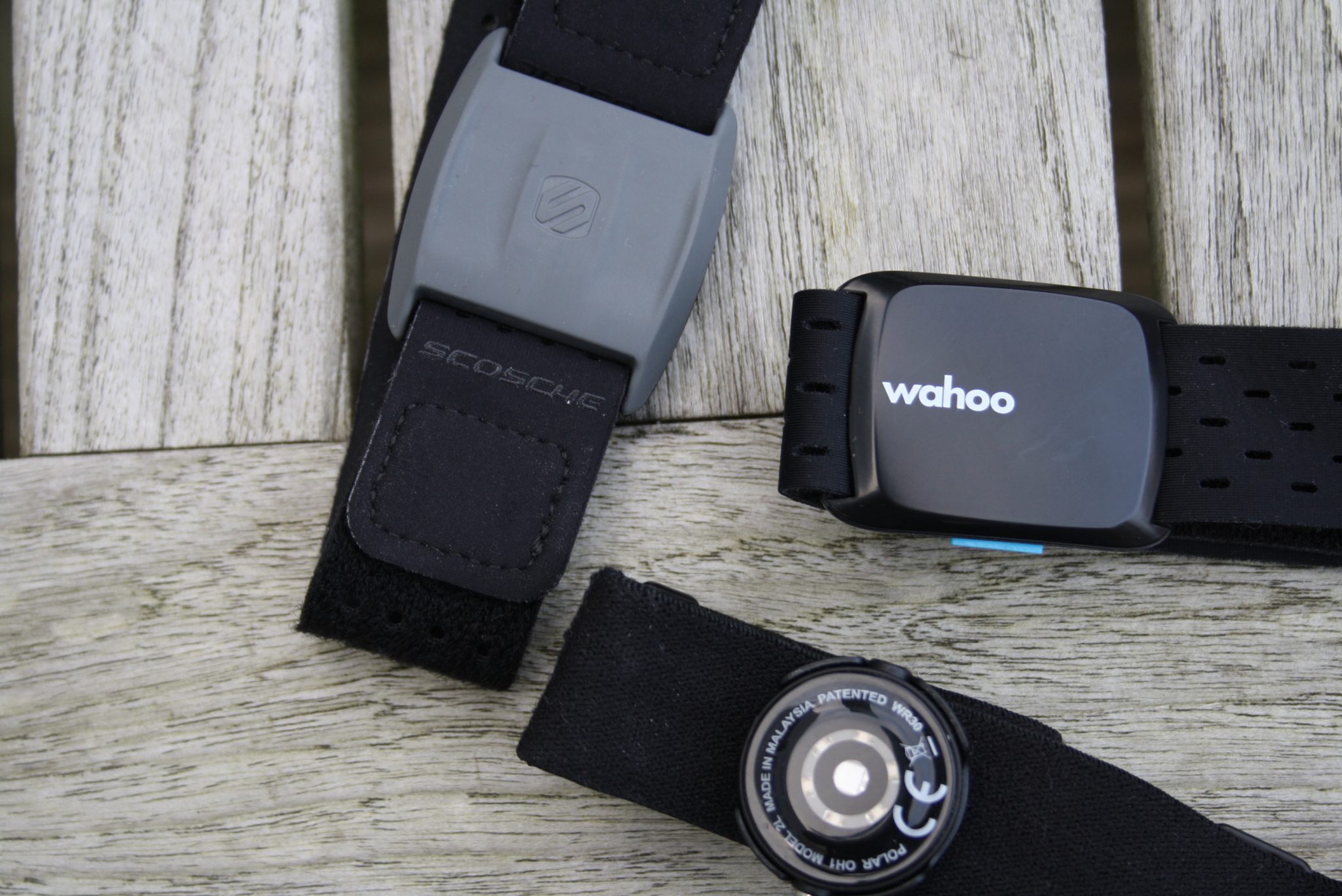 Wahoo Tickr Fit Review - Polar OH1Scosche Rhythm+