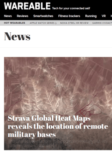 Strava - Media Idiocy Around Heatmap