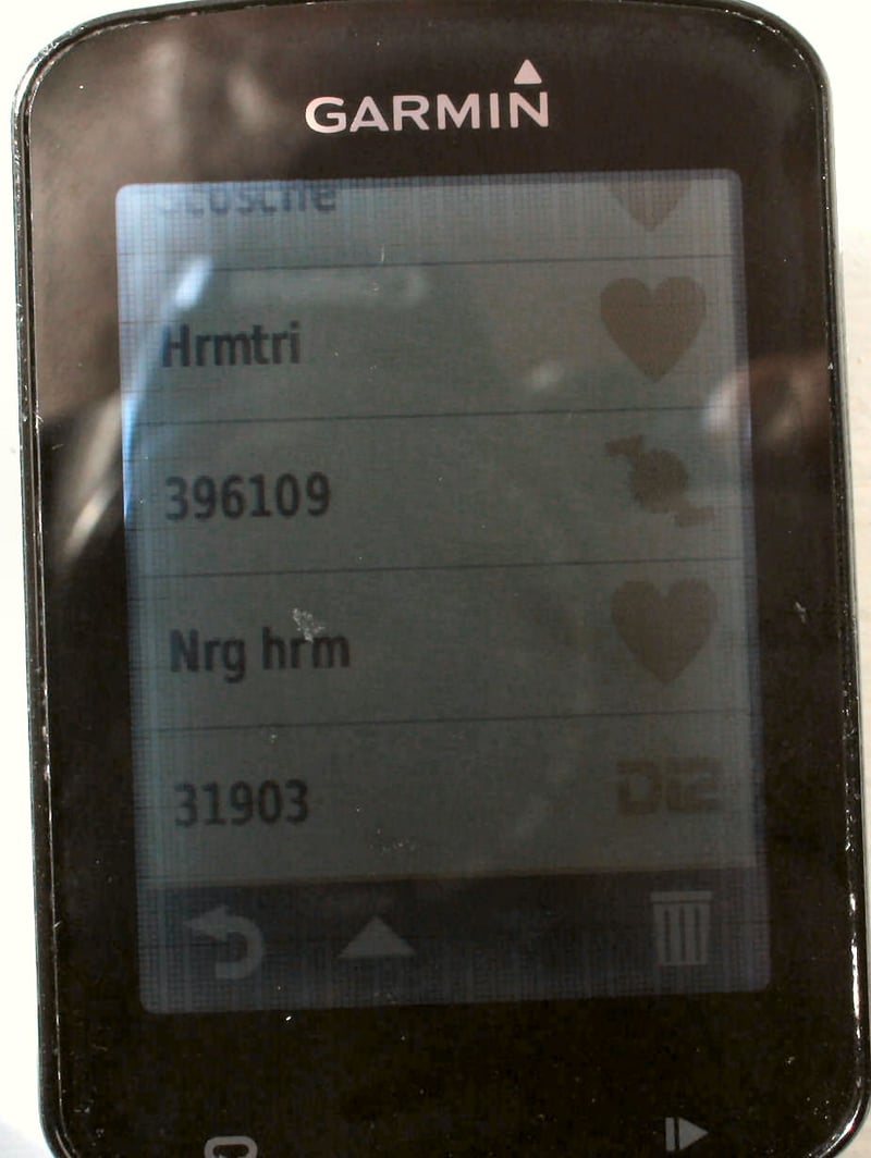 Shimano Di2 Config on Edge 820