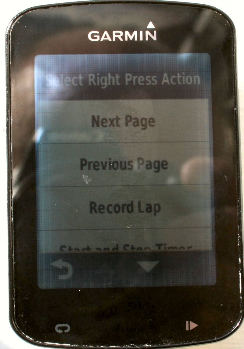 Shimano Di2 Config on Edge 820