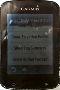 Shimano Di2 Config on Edge 820