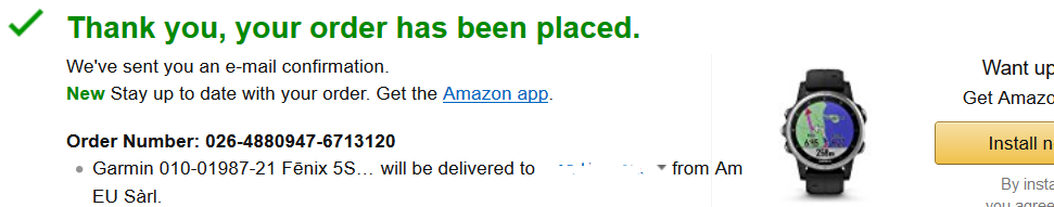 Fenix 5 Plus - Amazon Availability Now