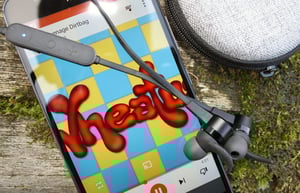 Optoma NuForce BE Live5 Best Headphones Earbuds Running With Music