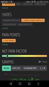 RunScribe Plus Review app